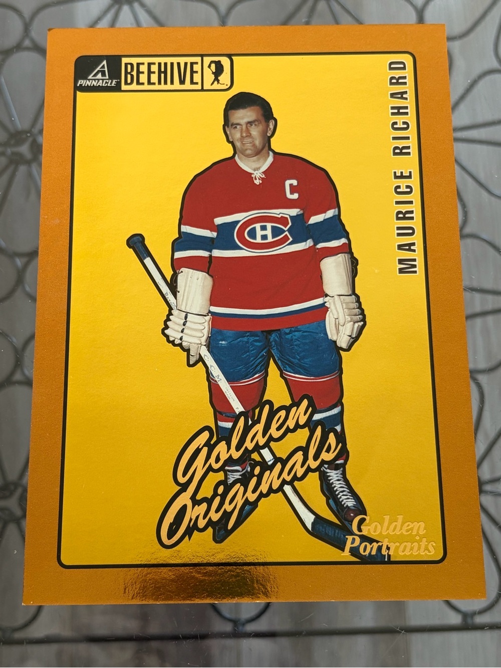 Maurice Richard 1997/98 Jumbo  Oversized Montreal Canadiens Hockey Card
